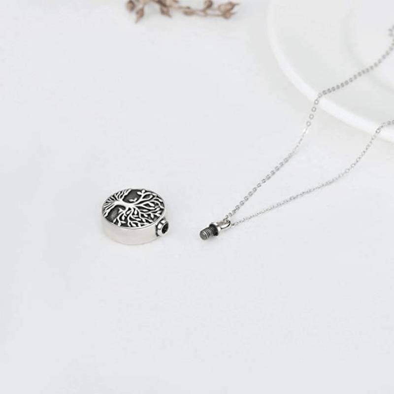 Tree of Life Titanium Steel Souvenir Pendant Jewelry Necklace