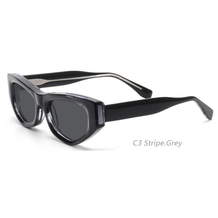 2022 Fashion Thick Acetate Polarized Sunglasses Irregular Sun Glasses