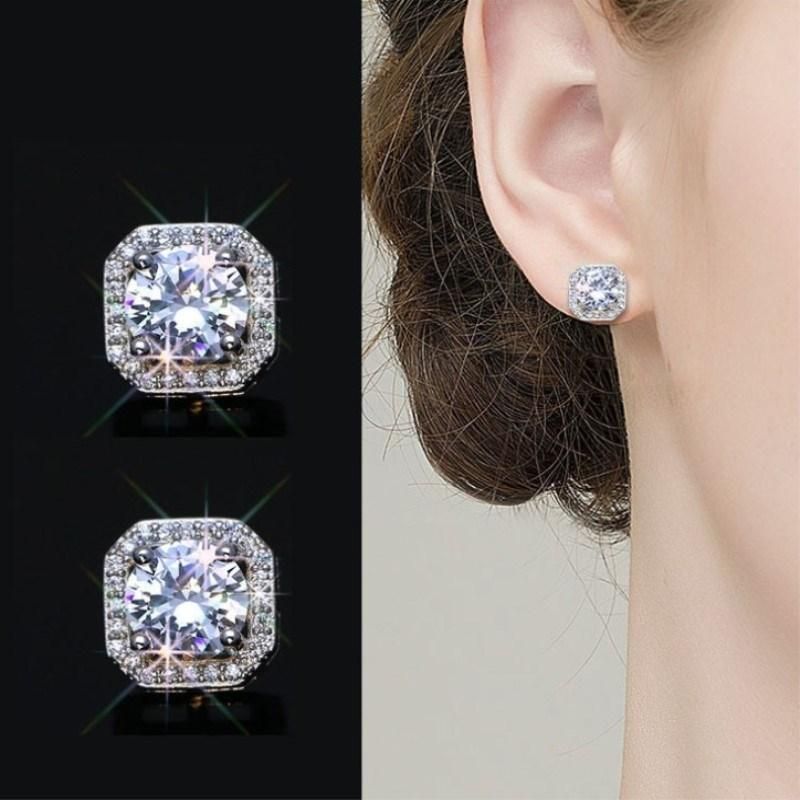 Hot Sale Real Pure 925 Sterling Silver Earring Woman Jewelry