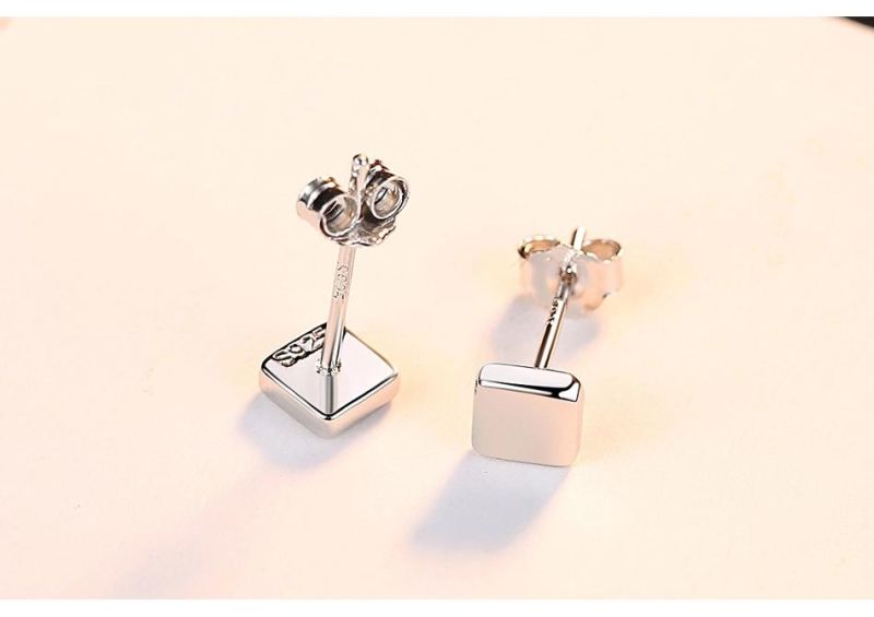 Fashion Jewellery Ear Studs Heart Design for Boys