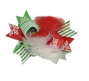 Fashion Gril Christmas Hair Clip Hair Bow