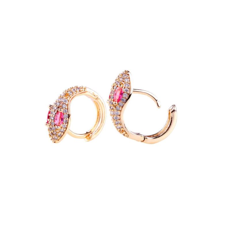 Gift Decoration Jewelry Earring Fashion Gold Huggies Earrings for Female