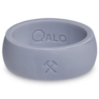 Customize Logo Medical Grade Recycle Silicone Wedding Ring