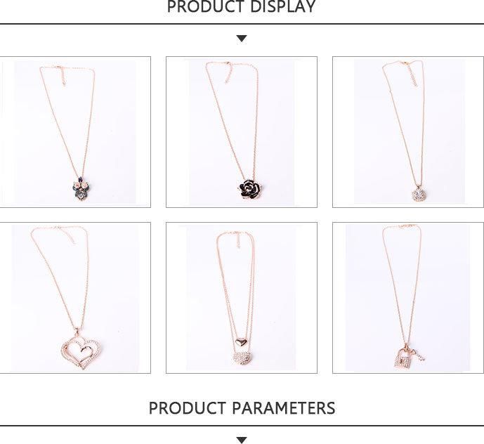2020 Year Fashion Jewelry Owl Shape Gold Pendant Necklace