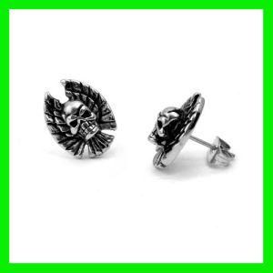 Stainless Steel Skull Stud Earring