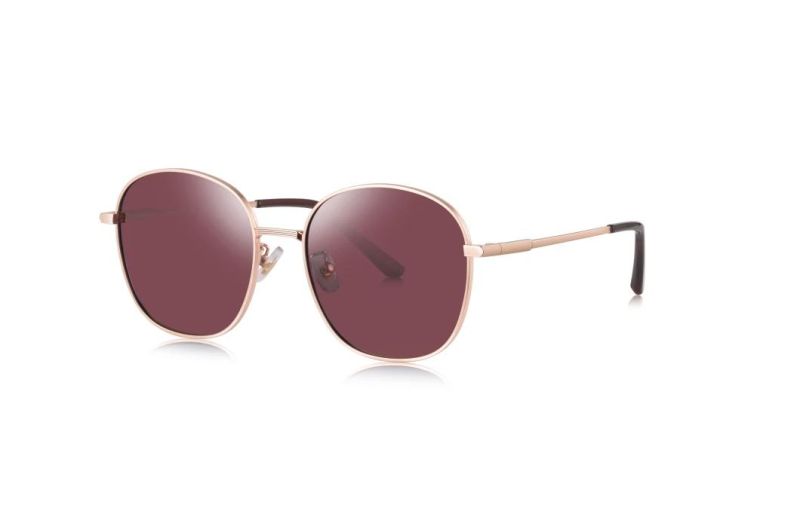 2020 Ready Made Round Shape Fashion Metal Sunglasses