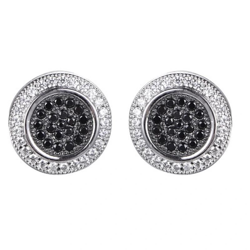 925 Silver Rose Gold Small Round Stud Earring for Girls