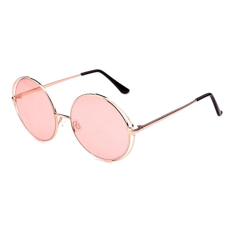 2018 Latest Round Vintage Metal Sunglasses