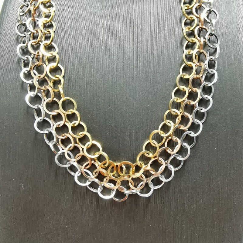 Stainless Steel Jewelry Square Line Circle Chain Fashion Jewelry