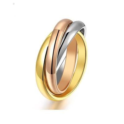 Cross Ring Enhancers for Women Statement Engagement Ring Stainless Steel Silver Gold Rose Gold Plated Rings Jewelry