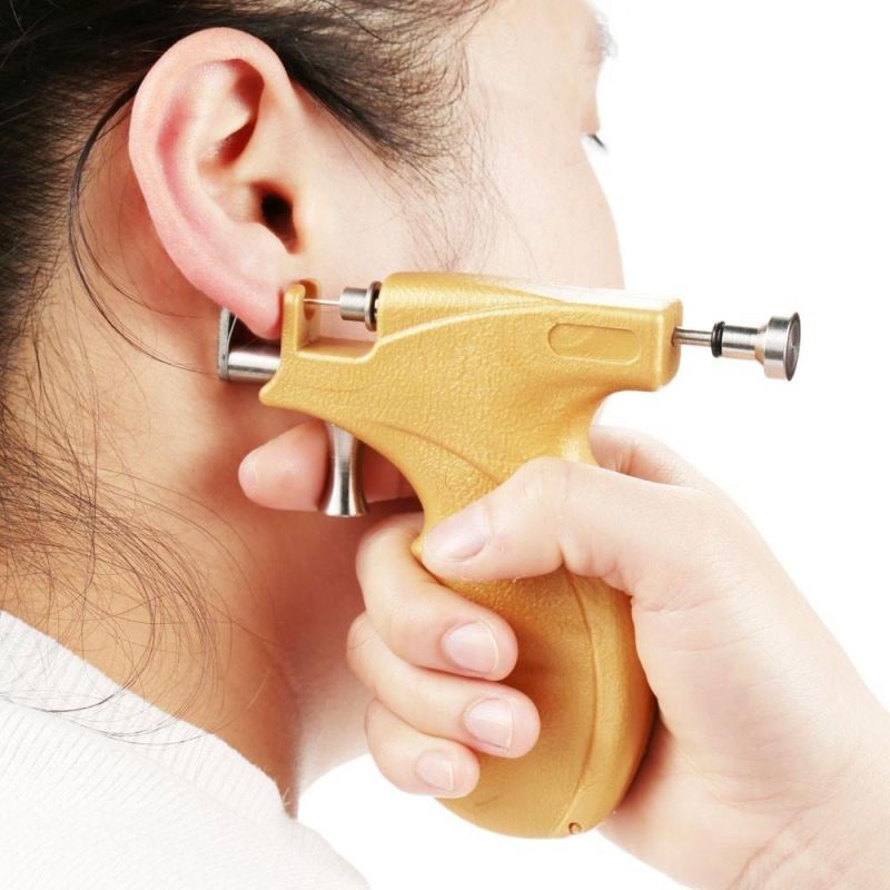 Professional Gun to Pierce Ear Nose Navel Body Piercing Gun