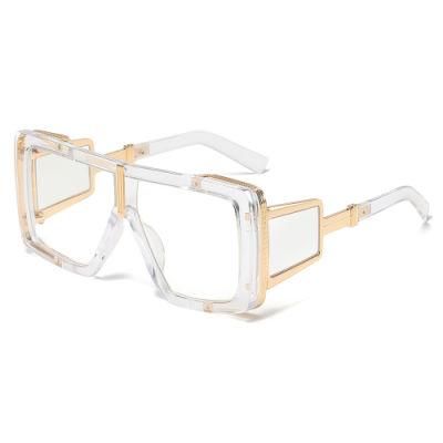 Fashionable Big Square Frame Special Leg Sunglasses