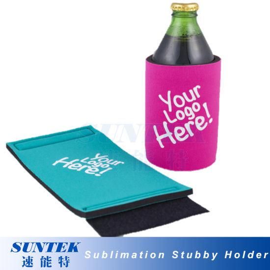 Sublimation Neoprene Velcro Stubby Holder/Can Cooler-Dimensions Customizable