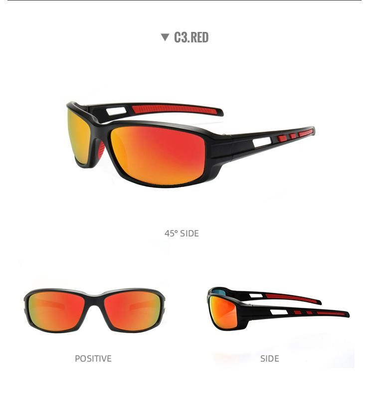 2022 Custom Logo Fashion High Quality Double Injection Frame Men Outdoor Cycling Sports Sunglasses