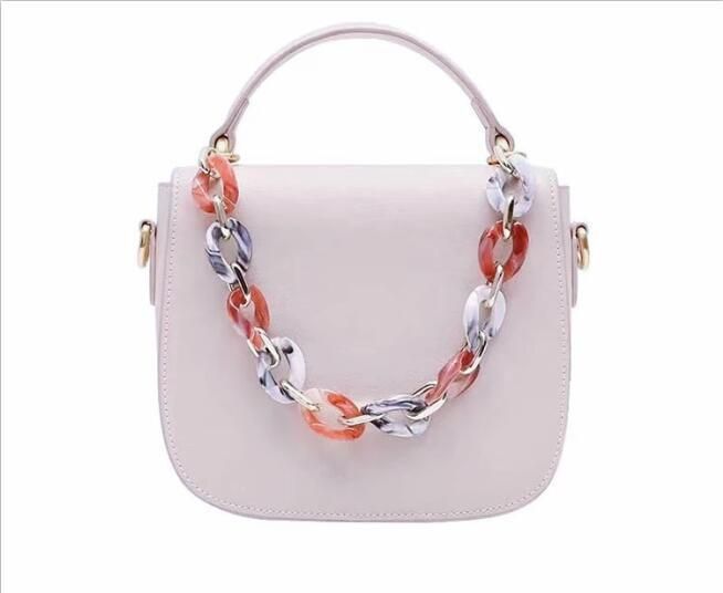 ID21.5mm Fashion Color Collocation Design Iron Dog Hook Series Ornament Chain Plastic Chain Bag Accessories (YF298-19)