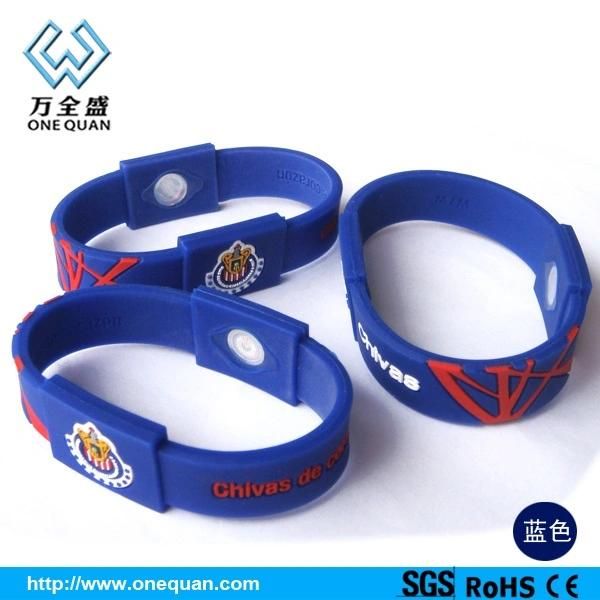 Laser Engraved Adjustable Bangle Fashionable Hot Wristband Direct China Factory Price Silicone Sports Bracelet