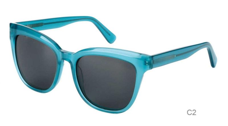 2021 New Model Italy Design Acetate Square Women Men Sunglasses Fashion