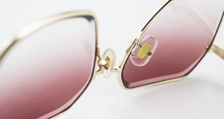 Contract Custom Logo Ready Metal Frame Women Sunglasses
