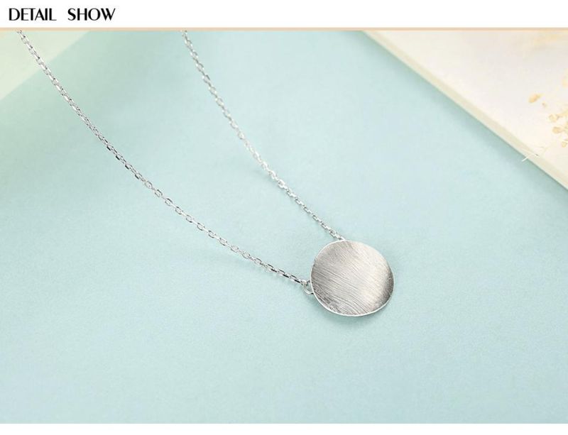 Piercing Imitation Round Rose Gold Pendants Necklace