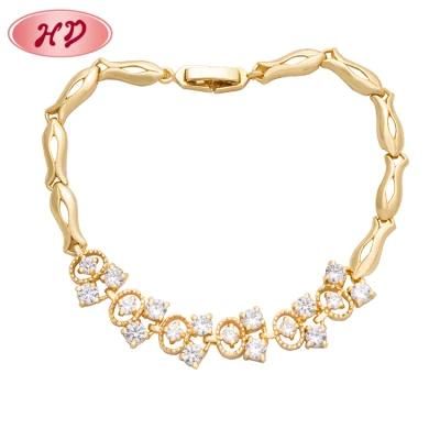 Fashion Jewelry Gold Plated Chain Bracelet for Women