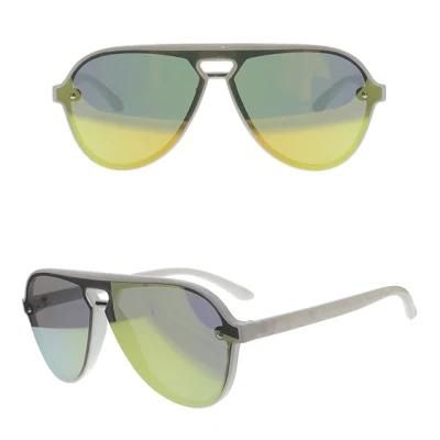 Classic Basis Style One-Lens Fashion Sunglasses for Men