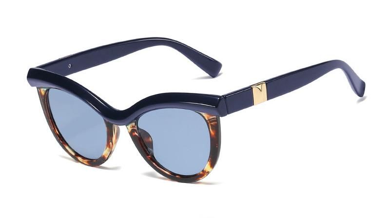 European and American Trend Ladies Frame Fashion Cat Eye Sunglasses