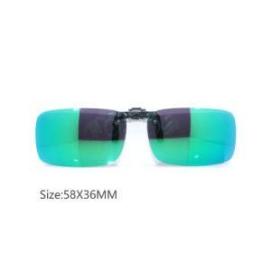Cheap Polarized Clip on Sunglasses for Women or Man Over Prescription Glasses Model J3020