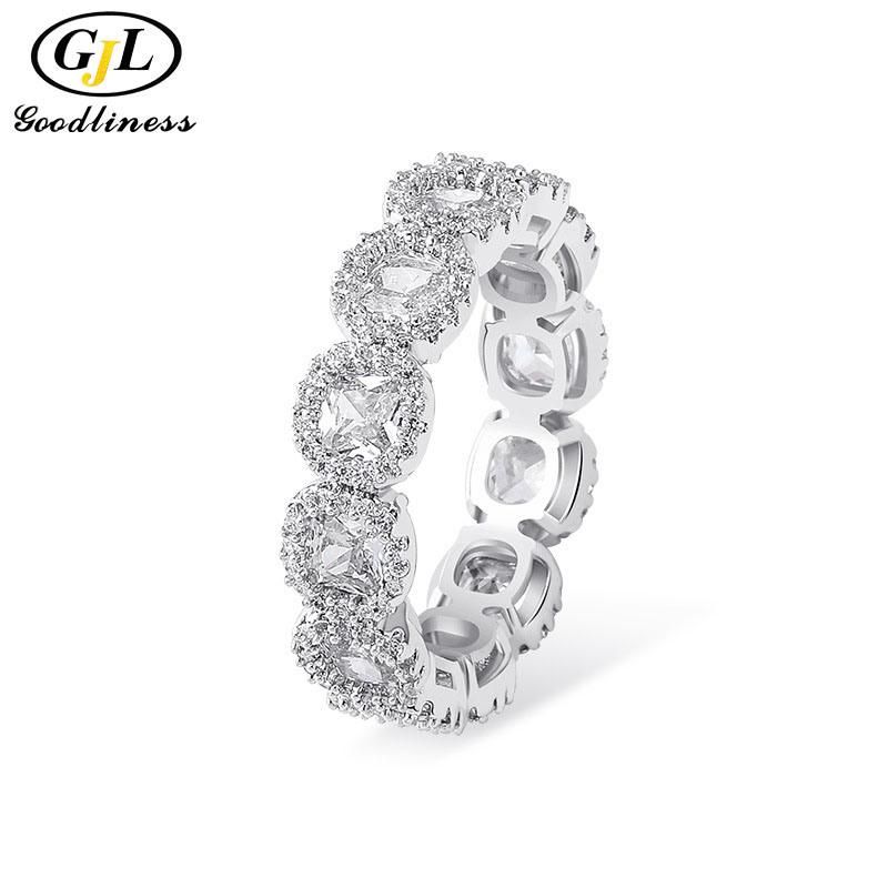 Trendy Chunky Gold Thumb Diamond Cuban Crystal Rings for Men