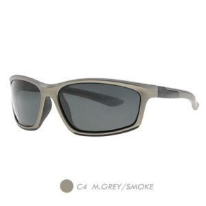 PC Polarized Sports Sunglasses, Plastic Square Frame Sp9002-04