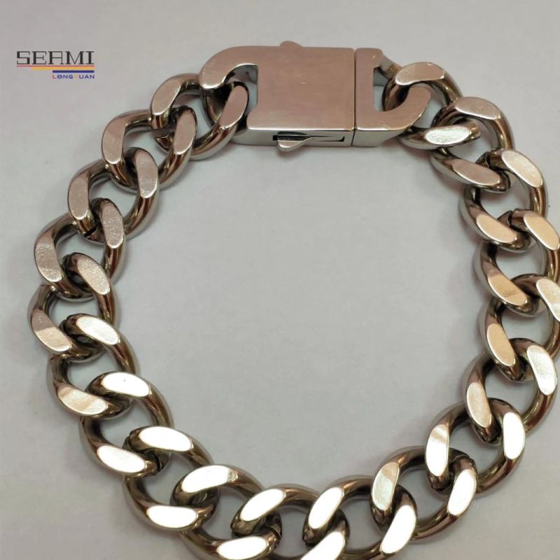 Men′ S Titanium Steel Guba Double-Sided Abrasive Hip Hop Bracelet