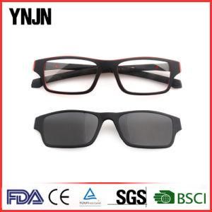 Promotional Ynjn Polycarbonate Frame Magnetic Clip on Sunglasses (YJ-2119)