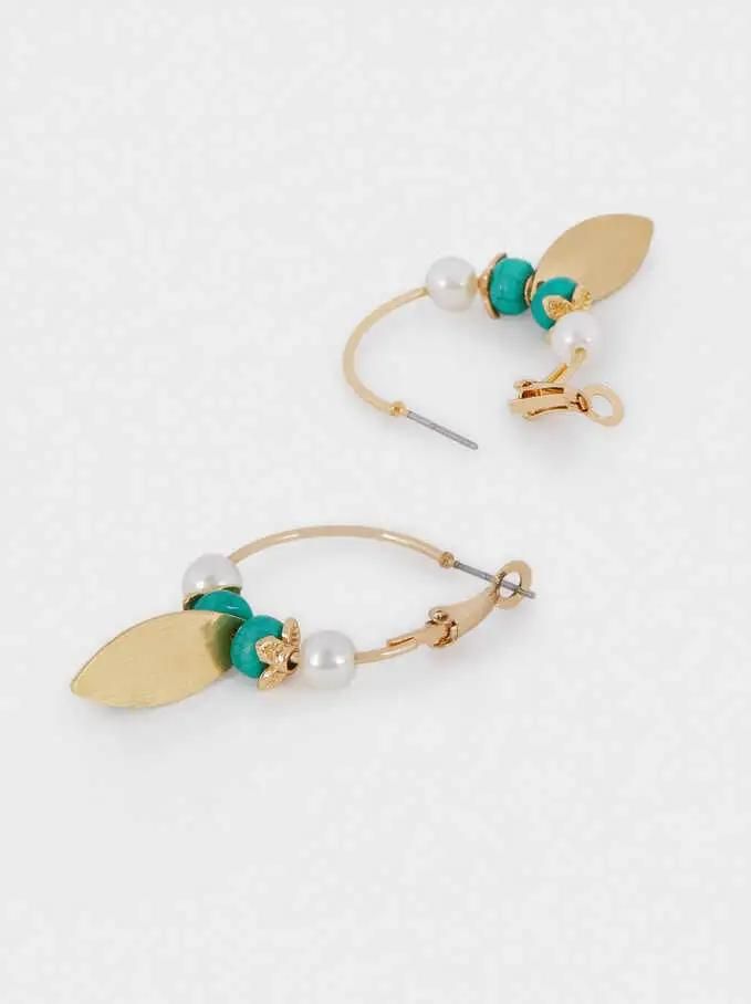 Customized Jewelry Hoop Earrings with Pendants and Beads