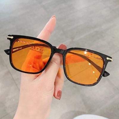 Best Hot Selling Wholesale Cheap Blue Light Blocking Glasses Shades Colorful Square Fashion Trendy Sunglasses