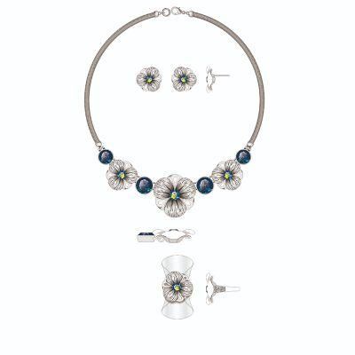 2020 Fashion Jewellery Pink Gemstone Pendant Necklace