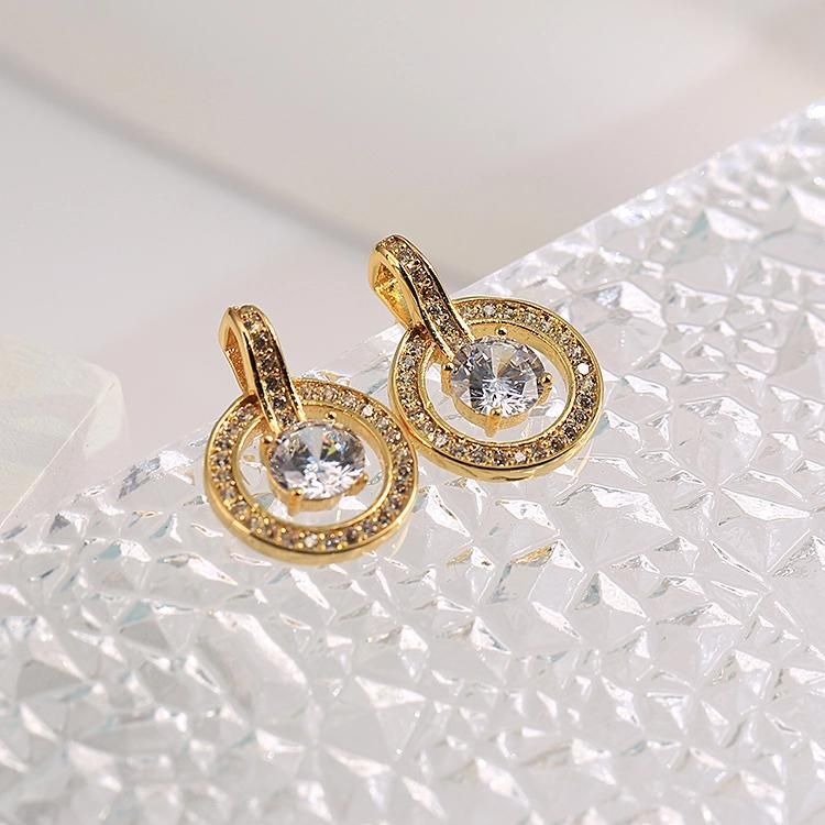 Fashion Accessories 925 Silver Lab Diamond Moissanite Cubic Zirconia Jewellery Elegant Handmade New Arrival Fashion Jewelry Charm Earrings