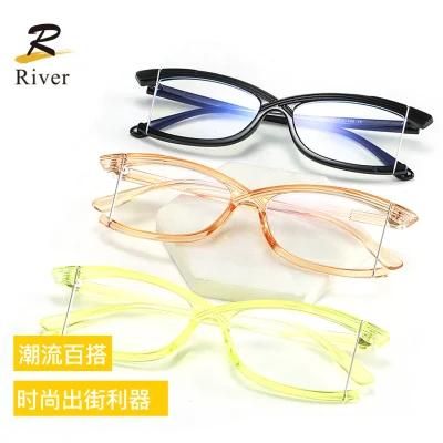 New Unique Frame Blue Light Blocking Wholesale PC Eyeglasses Frames