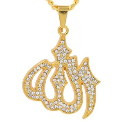 Fashion 18K Gold Plated Allah Symbol Necklace