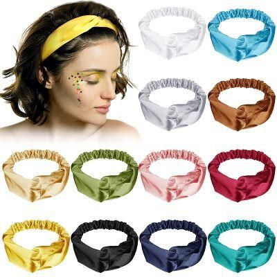 Fashion Luxury 22mm 100 % Mulberry Silk Head Band