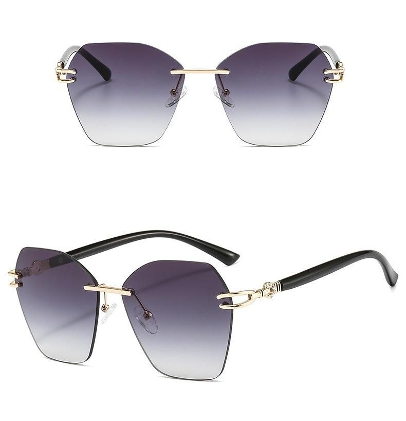 Stokc! ! Frameless New Metal Ladies Designer Sunglasse