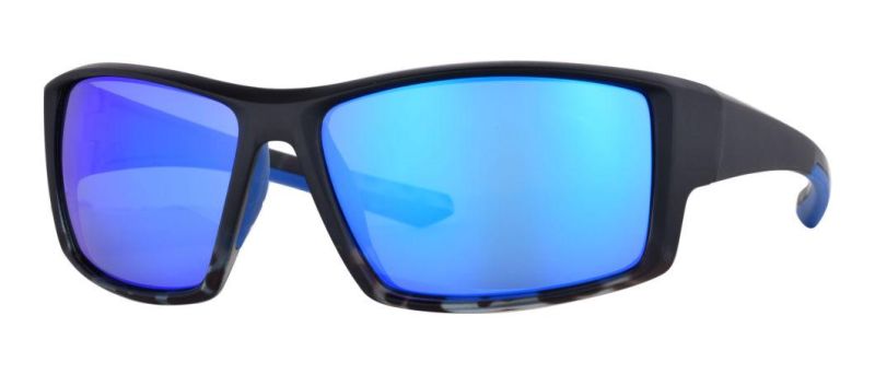 Injection PC Tr90 Blue Tac Polarized Sports Sunglass