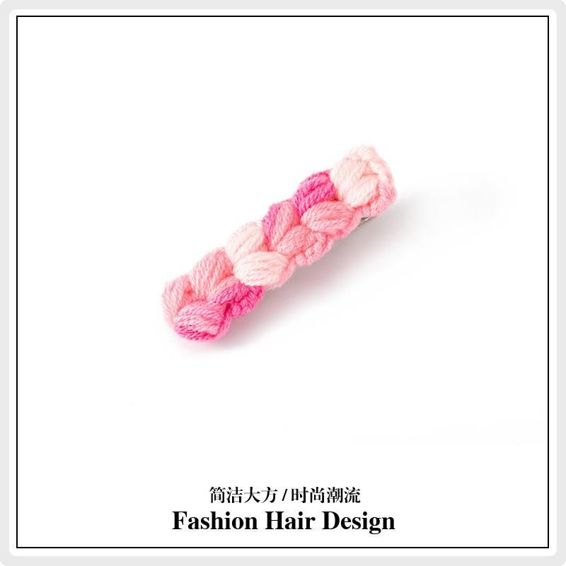 Fashion Jewelry Wool Twist Hundred with Girls Hair Clip