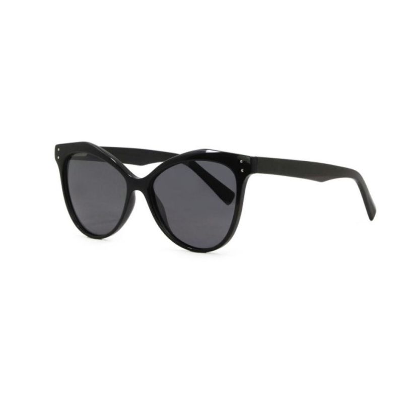 Stylish Oversized Cat Eye Injection Acetate Polarized Sunglasses for Women