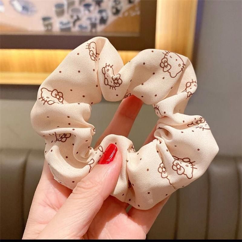 Factory Cute Teddy Bear Cat Scrunchies Hair Bands