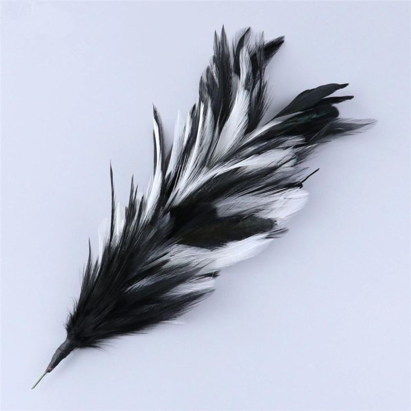 Luxury Black Red Feather Animal Brooches