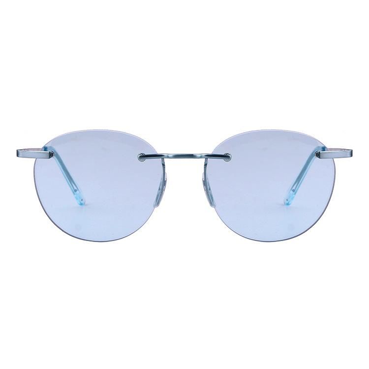 2018 Designer Directly Frameless Metal Sunglasses