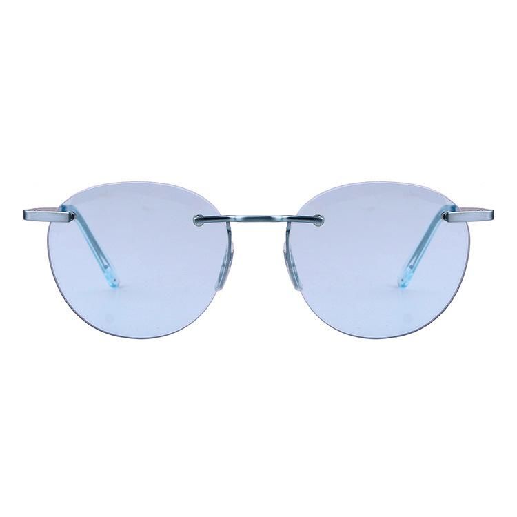 2018 Designer Directly Frameless Metal Sunglasses