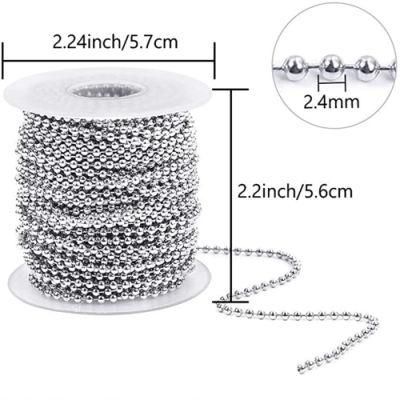 Metal 4mm Stainless Steel Ball Bead Chain