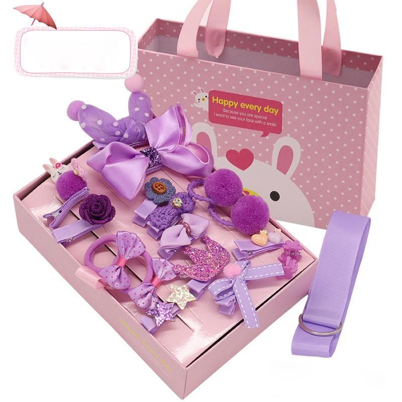 Gift Box Packing Children′s 18 Pieces Hair Accessories