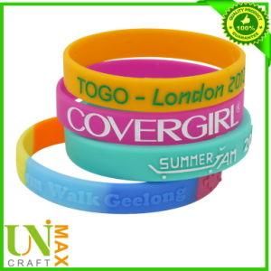 Colorful Silicone Rubber Bracelet