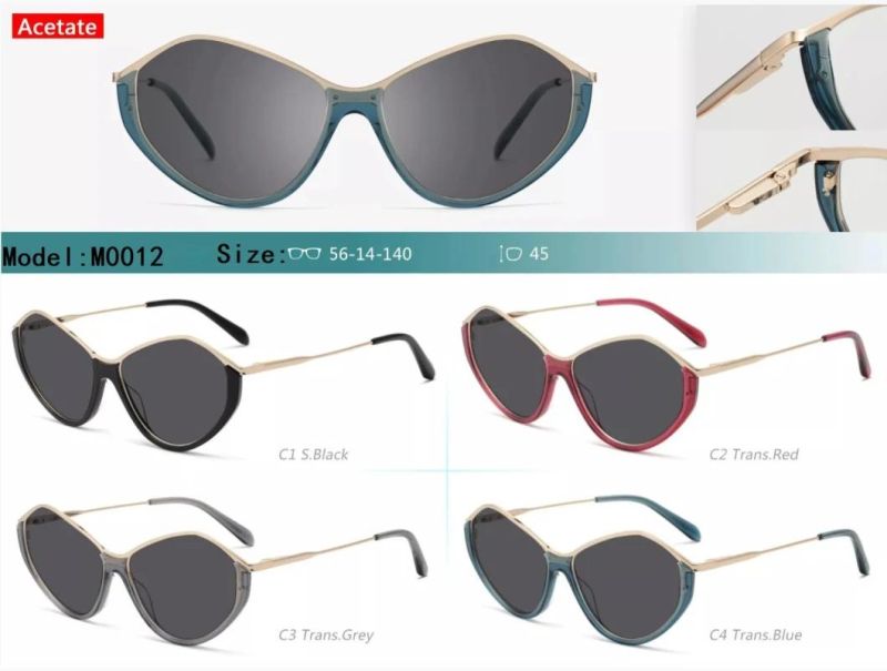 2022 Trendy Design Acetate Frames Sunglasses Special Styles Shen Zhen Manufacturer